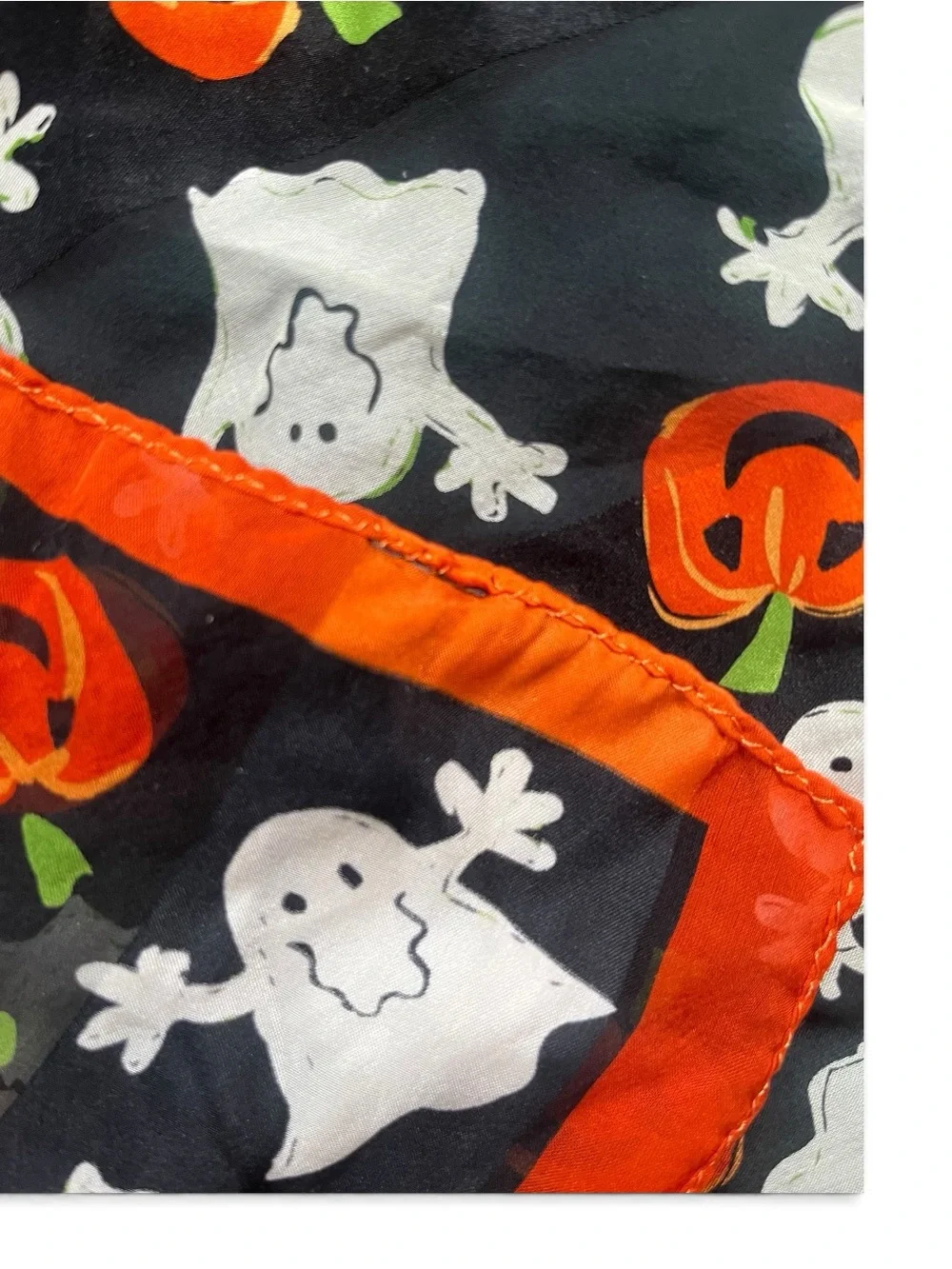 Y2K Era Halloween Scarf by Echo 100% Silk